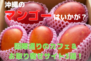 沖縄のマンゴーを食べるなら外せない、国際通りのカフェ＆マンゴーのお取り寄せサイト 3選！