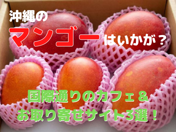 沖縄のマンゴーを食べるなら外せない、国際通りのカフェ＆マンゴーのお取り寄せサイト 3選！