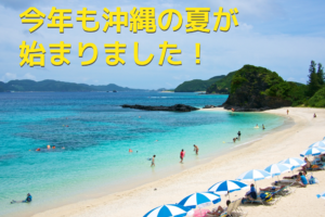 今年も沖縄の夏が始まりました。